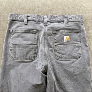 Carhartt Straight Fit Work Pants – Men’s 36x34 – Gray